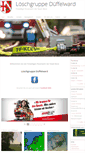 Mobile Screenshot of feuerwehr-dueffelward.de